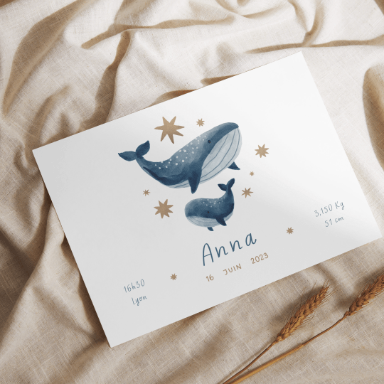 Faire part de naissance personnalisé