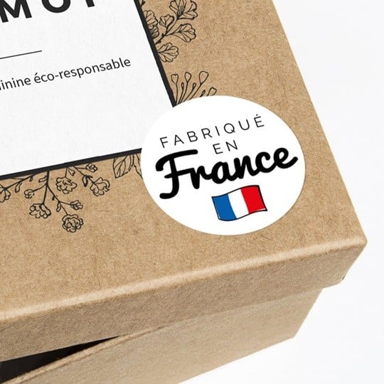 Etiquettes fabriqué en France