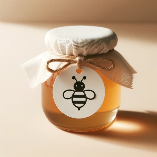 Etiquette américaine en plastique abeille pour pot de miel