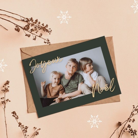 Cartes de voeux personnalisée famille