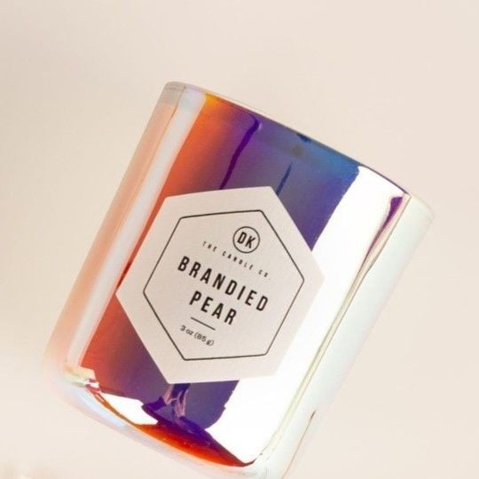 Etiquettes hexagonales personnalisées pour bougies