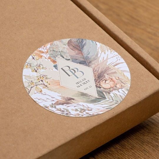 Sticker personnalisé rond