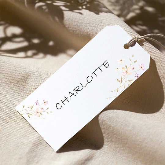 marque place bapteme ou mariage personnalisé