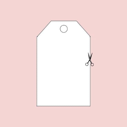 Gabarits de taille d'étiquettes américaines