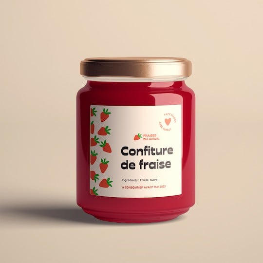 étiquettes personnalisées confiture