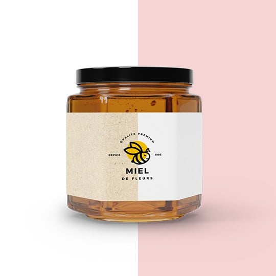 Guide de matières d'étiquettes miel