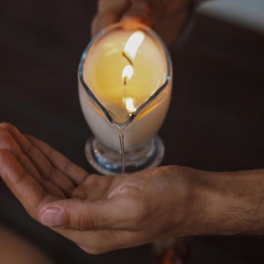 Bougie de massage