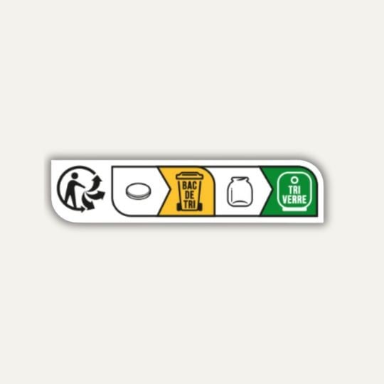 Etiquettes pré-imprimées avec les pictogrammes d'Infotri