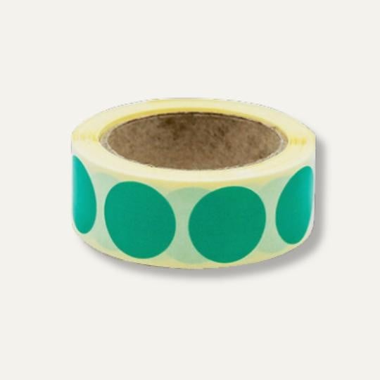 Pastilles vertes en rouleaux 20mm