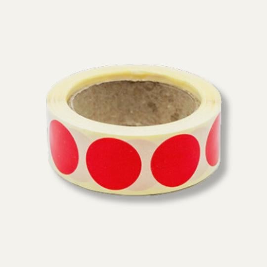 pastilles rouges en rouleaux 20mm