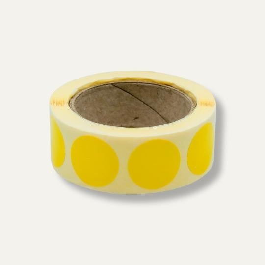 pastilles jaunes en rouleaux 20 mm
