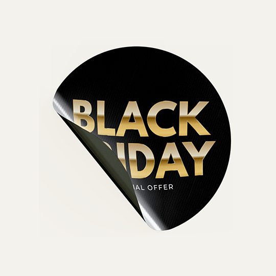 Stickers personnalisés waterproof pour les soldes