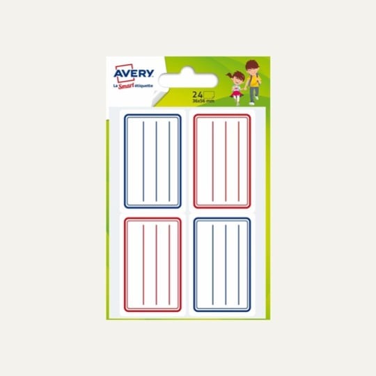 Etiquettes pour cahiers scolaires