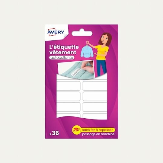 Etiquettes autocollantes pour vêtements