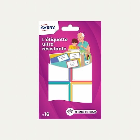 Etiquettes pour cahiers scolaires