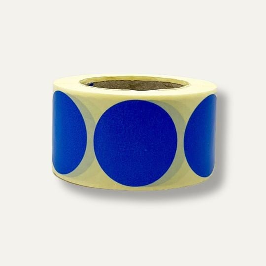 pastilles bleues en rouleaux 35mm