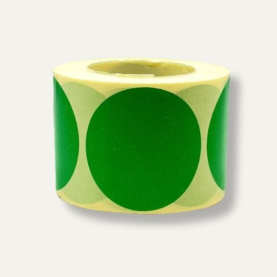 Pastilles vertes en rouleaux 50mm