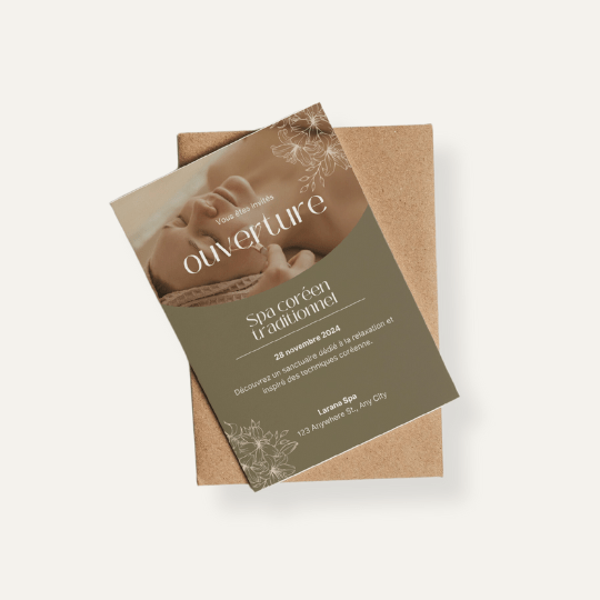 invitations entreprise personnalisées