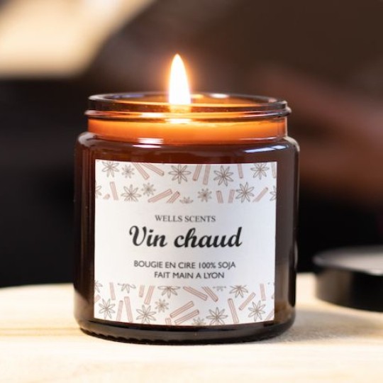 Design pour étiquettes bougies