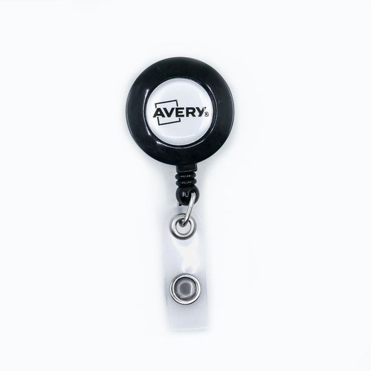 Accessoire Salon Professionnel Porte-Badges Magnétique DURABLE - Lot De 25 - Format 40x75mm Noir - Événements Professionnels Porte-carte Magnétique