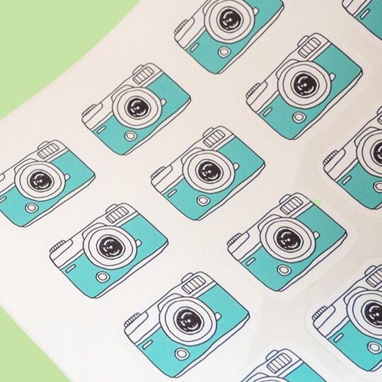 Stickers personnalisés en planches