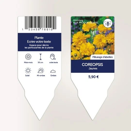 Etiquettes plantes personnalisées