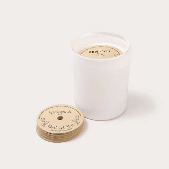 Protections pour bougie personnalisées en papier kraft
