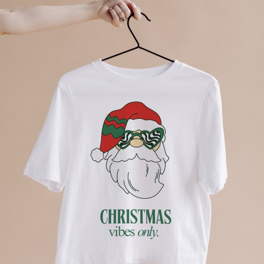 t-shirt de Noël créé avec du papier transfert textile thermocollant