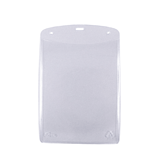 Pochette porte-badge transparente format A6