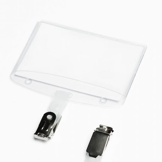 Pochette porte-badge avec clip