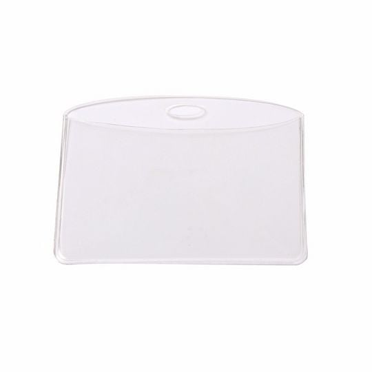 Pochettes badges transparentes