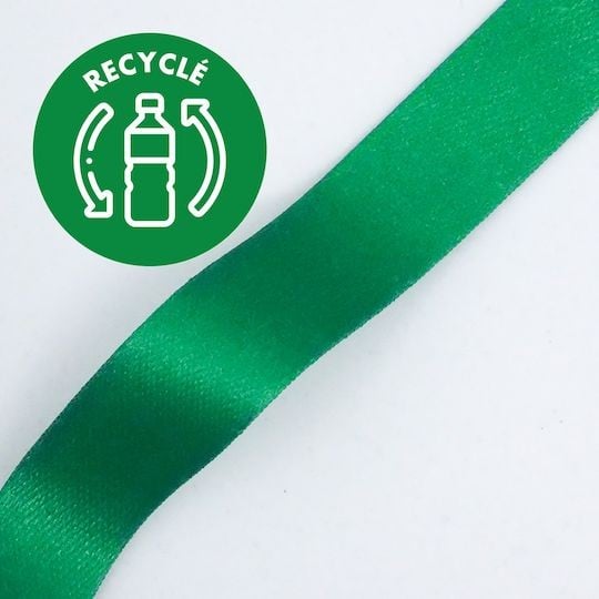 Tour de cou vert en polyester recyclé
