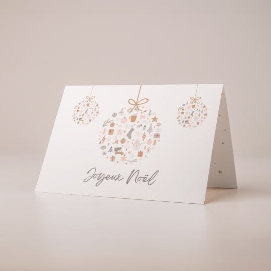 Cartes pliees personnalisées