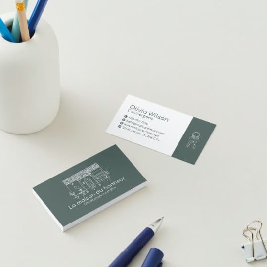 Cartes de visite personnalisées recto verso