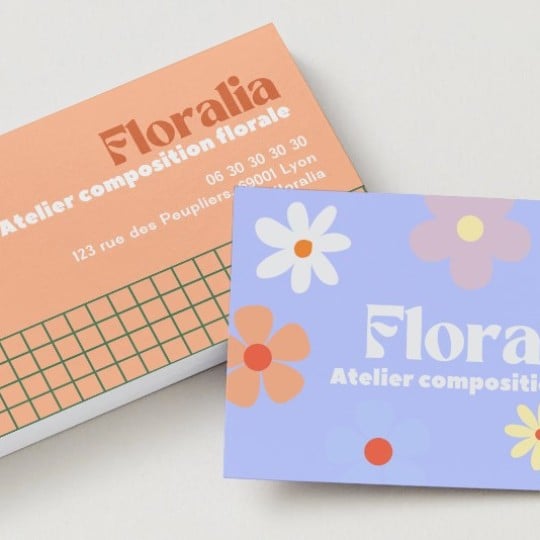 Cartes de visite personnalisées originales