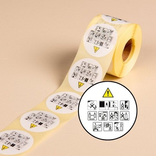 500 étiquettes AFNOR en rouleau