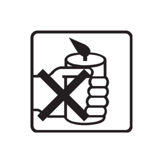 pictogramme afnor ne pas déplacer une bougie allumée