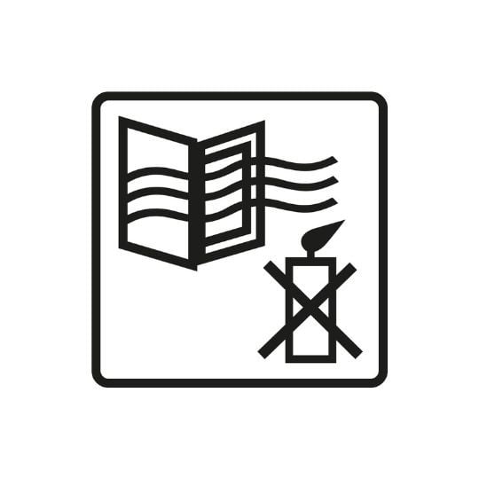 pictogramme afnor courant d'air