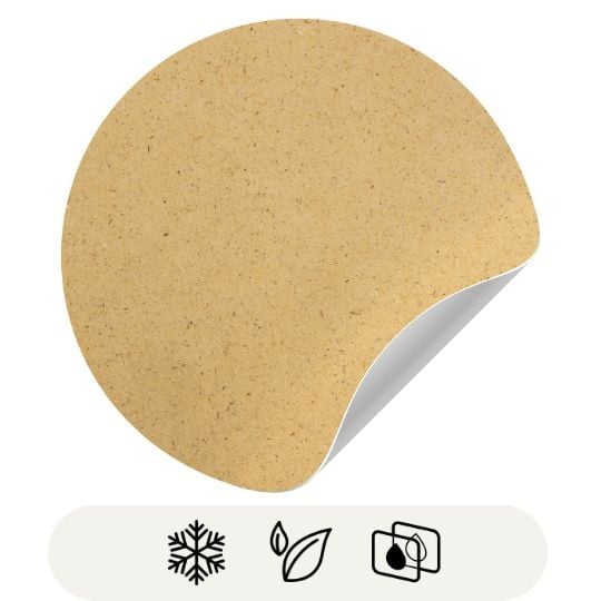 Matiere d'étiquettes en rouleaux à base d'herbe