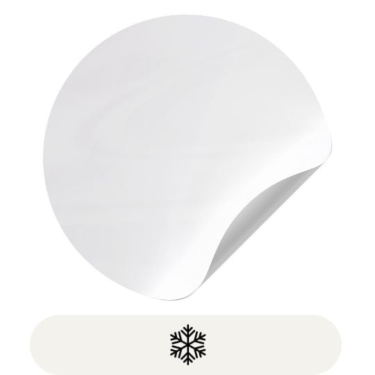 Matiere d'étiquette en rouleaux en papier brillant 80g