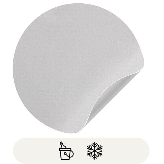Matiere d'étiquettes en rouleaux en papier texturé