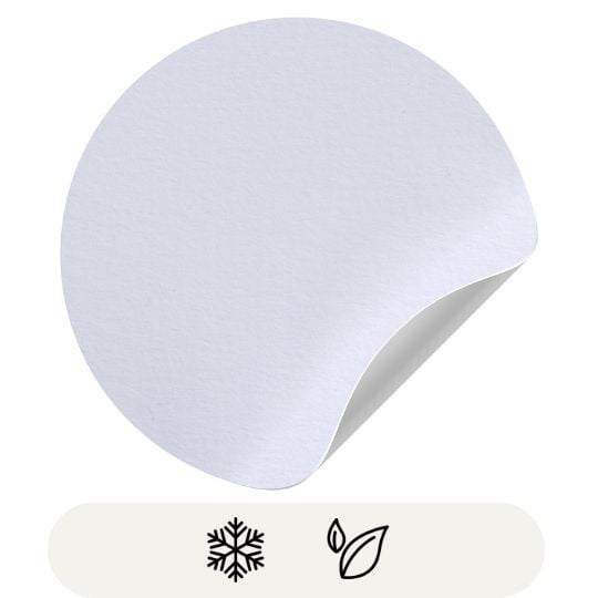 Matiere d'étiquettes en rouleaux en papier toucher coton