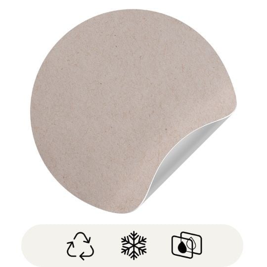 Matiere d'étiquettes en rouleaux kraft