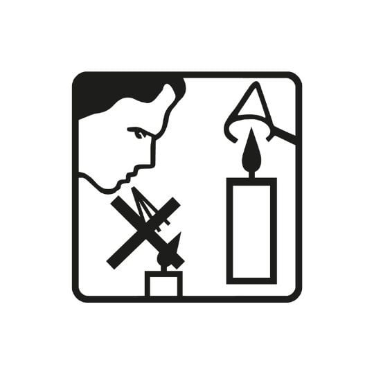 pictogramme afnor étouffer avant d'éteindre