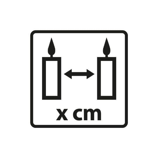 pictogramme afnor espacer de xx cm