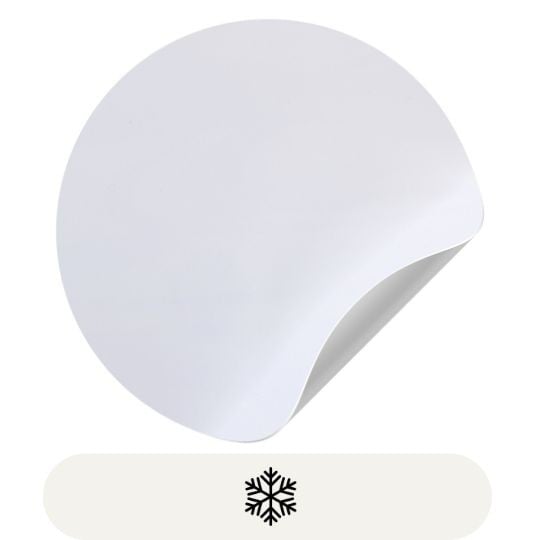 Illustration matiere d'etiquettes autocollantes en papier blanc
