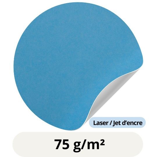 Matiere etiquettes vierges papier bleu Matiere etiquettes vierges papier bleu