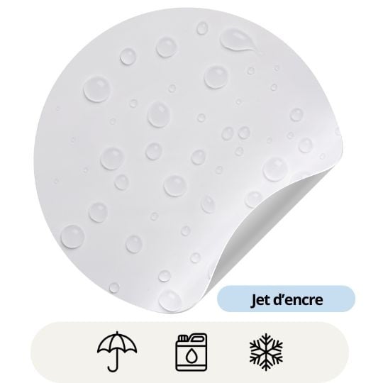 Matiere etiquette vierge film ultra-resistant jet encre Matiere etiquette vierge film ultra-resistant jet encre
