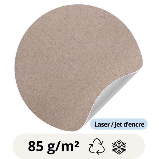 Matiere etiquette vierge papier kraft Matiere etiquette vierge papier kraft