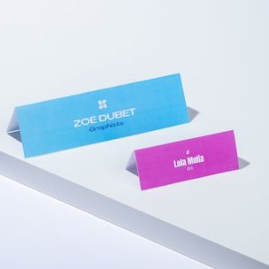 Chevalets imprimables avec le logiciel Avery Design & Print